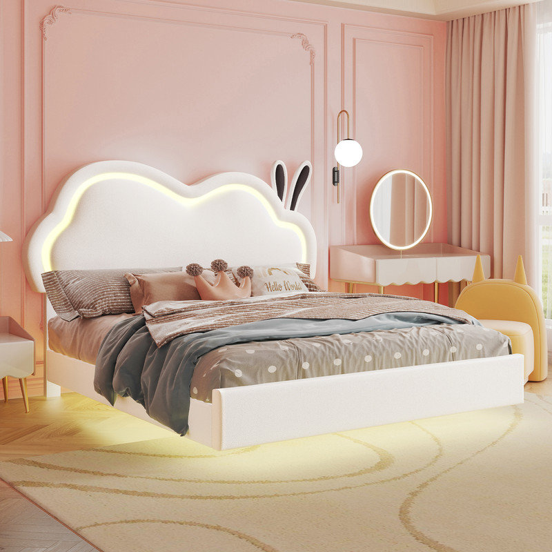 Girls white bed frame orders